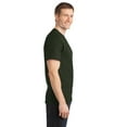 thumbnail image 2 of Port & Company PC150 Mens Ring Spun Cotton Tees, Olive - 2XL, 2 of 3