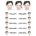 thumbnail image 3 of MLINS Adhesive Eyebrow Stencils for Beauty Use Practical Precision Templates with Black Color 10Pcs, 3 of 8