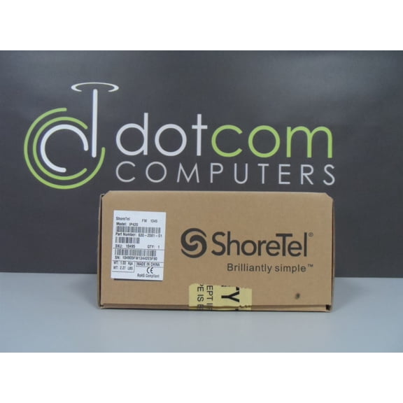 SHORETEL IP420 VOIP Phone 420 Black New 630-2081-01 Mitel IP Voice Display