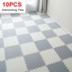 thumbnail image 3 of Alfombra Entrelazada De Lino Y Algodón, Alfombra Entrelazada De Espuma, Protección Del Suelo, 10 Piezas Para Habitación De Niños, 3 of 7