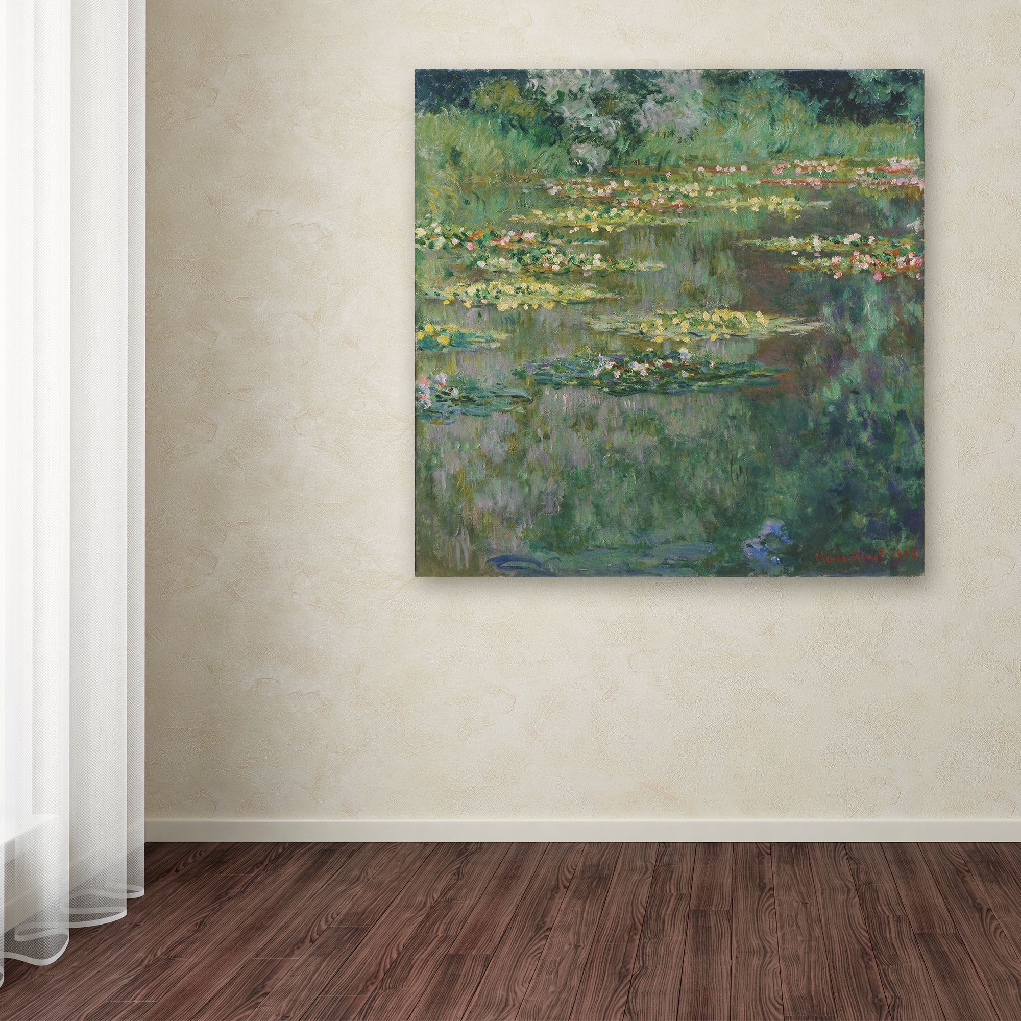 Trademark Fine Art 'Le Bassin Des Nympheas' Canvas Art by Monet