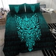 thumbnail image 5 of Juego De Cama Vikingo Odin El Todopoderoso Dios De Asgard Y Jefe De Aesir Cyan, 5 of 5