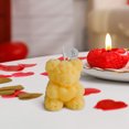 thumbnail image 2 of Blukids Rose Bear Silicone Mold,3D Teddy Bear Candle Making Molds,Silicone Epoxy Resin Mould,Ornament for DIY Wax Candle Art Craft Cake Chocolate Home Decor Valentine Gifts Birthday Gift（Yellow）, 2 of 4