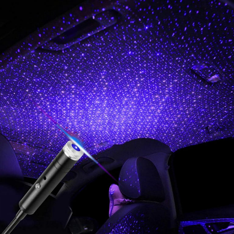 USB Star Night Light, 4 Lighting Effect, Car Roof Star Lights, Portable  Adjustable Romantic Star Light Decor for Bedroom Party Car Interior Ceiling,  Plug and Play 