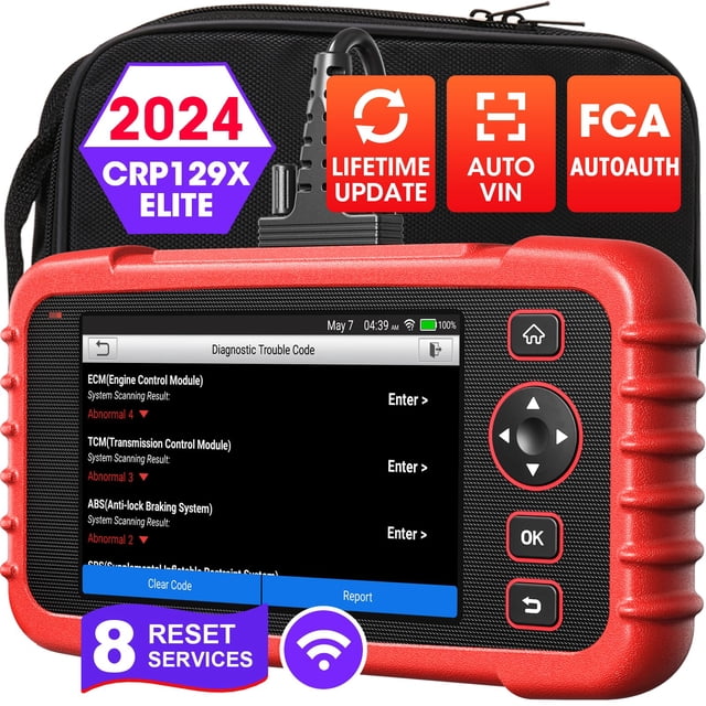 Escáner OBD2 LAUNCH CRP129X V2.0 Elite 2024 Car FCA AutoAuth