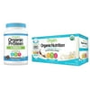 Orgain - Organic Vegan, Gluten Free Plant Based Protein & Greens Powder - Creamy Chocolate Fudge (1.94 LB) + Nutrition Shake - Sweet Vanilla Bean (11oz, 12 Pack)