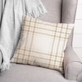 thumbnail image 3 of Creative Products Painted Plaid Yellow 16 x 16 Indoor / Outdoor Pillow, 3 of 3
