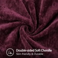 thumbnail image 3 of decorUhome Chenille Throw Pillow Covers 20x20 Set of 2, Soft Farmhouse Decorative Pillow Covers, Rhododendron(Pillow Cover Only, No Inserts Included), 3 of 9