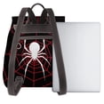 thumbnail image 2 of KLL Spider On The Web Print Leather Backpack,PU Leather Laptop Backpack Purse for Women and Ladies Daypacks Bags for Travel College Work, 2 of 4