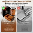 thumbnail image 5 of Professional Rolling Knife Sharpener Kit with Wooden Block for Kitchen and Japanese Knives, 5 of 6