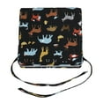 thumbnail image 1 of Asiento elevador desmontable para mesa de comedor, silla para niños pequeños y bebés. animales negro, 1 of 9