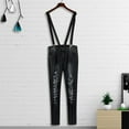 thumbnail image 3 of Pantalon Large pour Femmes Jeans Mode Couleur Unie Combinaisons Décontractées Longue Combinaison, 3 of 9