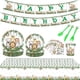 thumbnail image 1 of Plato de papel, vaso de papel, toalla de papel, cuchillo, tenedor y cuchara, juego de vajilla para fiesta de cumpleaños infantil con dibujos de animales de la jungla, el Rey León, 1 of 4