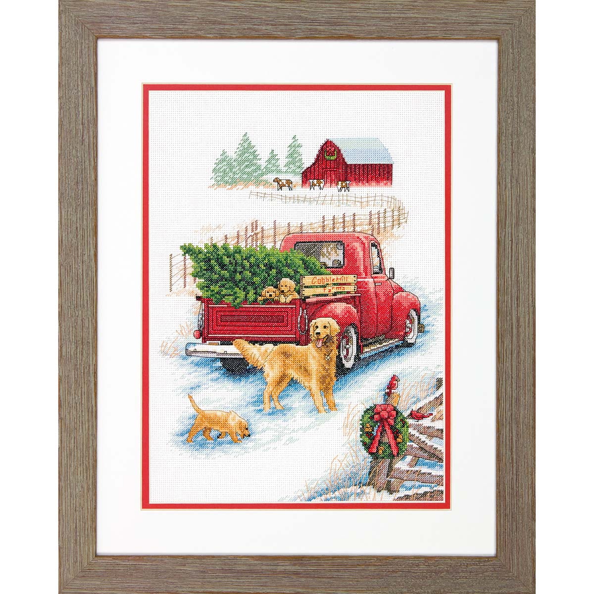 Dimensions® Winter Ride Counted CrossStitch Kit Dimensions® Winter Ride Counted CrossStitch Kit