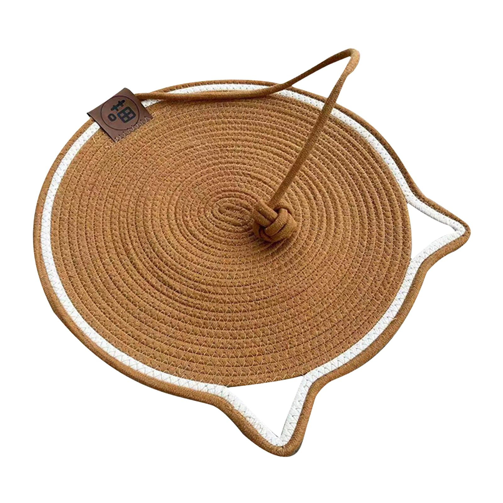 Bvdfgk Cat Scratch Mat Cat Scratch Pad Wear Resistant Furniture Protector Cat Toys Nest Dark Brown