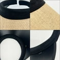 thumbnail image 3 of Jalioing Straw Sun Visor for Women Wide Brim UV Protection Sun Hat Adjustable Ponytail Vacation Beach Hat, 3 of 4