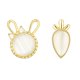 thumbnail image 1 of Pendientes de conejo Pendientes de aleación Pendientes para mujer Pendientes ligeros, 1 of 5