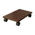 thumbnail image 4 of Soporte para torres de PC, soporte para CPU de madera con 4 ruedas, portátil, extraíble, resistente, funda con soporte para ordenador, soporte rodante Un 20cmx40cm, 4 of 8