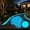 Sky Blue, variant on Colorful Glow in The Dark Pebbles, Wenini Luminous Garden Stones for Outdoor Decoration, Night Glowing Aquarium Gravel for Fish Tank Pathway Patio with 5 Hour Long Lasting Shine, Yellow