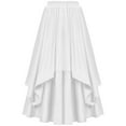 thumbnail image 6 of Women's Renaissance Skirts Casual High Waisted Ruffle Y2K Long Skirt Flowy Bohemian Layered Skirts with Pockets, 6 of 6