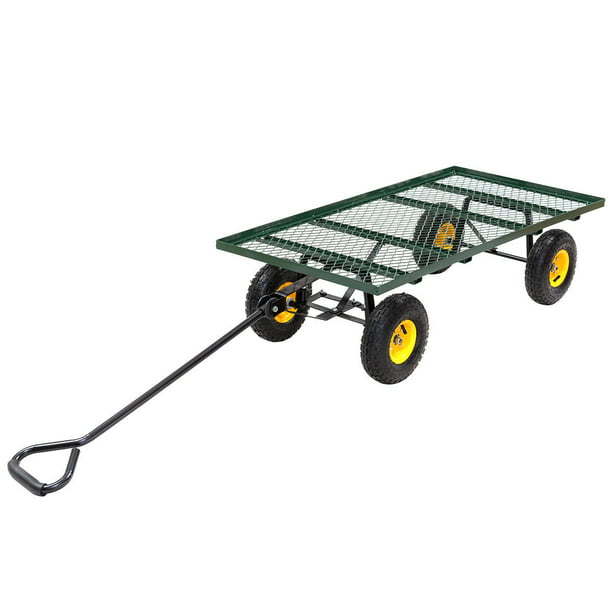 Can You Give Me The Number To Walmart In The Steelyard Ghp 800 Lbs Capacity Steel Yard Garden Trolley Cart With 10 Tires 33 1 Draw Bar Walmart Com Walmart Com