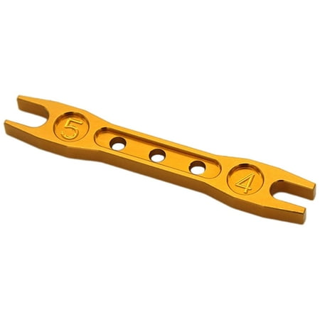 

Open-End Wrench Spanner 1/14 1:14 Slim Small Aluminum Alloy Repair Tool for Drifting - Gold Golden