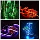 thumbnail image 5 of Inteprter Cinta LED 5M 5050 RGB SMD Tira de luces LED multicolor Control remoto infrarrojo no impermeable 44 teclas Fuente de alimentación 12V Decoración Iluminación navideña Inteprter HA017910-00, 5 of 6