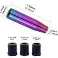 thumbnail image 2 of LAICAIW Shift Knob Weighted Shifter Knobs Short Car Gear Stick Shifting Lever Fit Most Automatic Manual Vehicle (Multicolor), 2 of 6