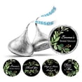 thumbnail image 1 of Darling Souvenir 190-Pack Custom Bridal Shower Personalized Stickers Candy Labels-Black, 1 of 2