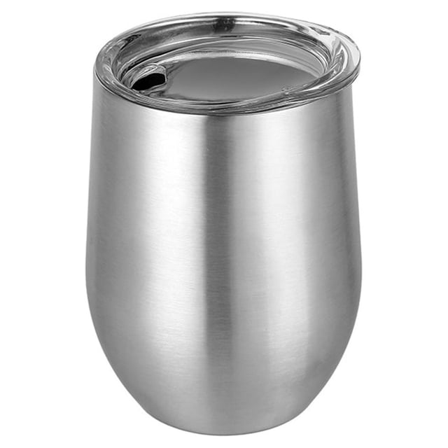 Naiovety Taza térmica al vacío, soporte para beber de estilo Simple, 350ml, acero inoxidable, agua, leche, café, tazas aisladas, contenedores para Cocina y Comedor Plata Naiovety HA073689-08B