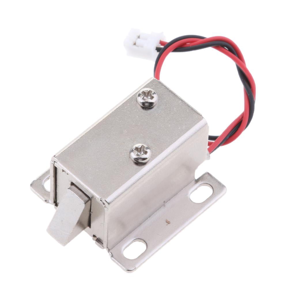 Universal Mini Electric Magnetic Lock 12V 0.42A for Door Gate Down/Upwards Bolt 