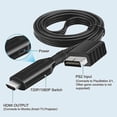 thumbnail image 5 of HDMI Cable for PS1/PS2 to HDMI Adapter with True RGB Signal Output, 5 of 5