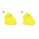 thumbnail image 3 of Billuyoard Cubierta de zapatos Protector de zapatos impermeable de silicona Cubrezapatos antideslizantes resistentes al desgaste, Amarillo, M Amarillo METRO 2piezas, 3 of 6