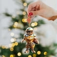 thumbnail image 4 of Chandelier Replacement Auction Pendant Bead Pie Garland Interesting Cartoon Super Wrist Style Rugby Player Acrylic Key Chain Pendant 2D Design A Sports Souvenir That Fans Can Collect., 4 of 4