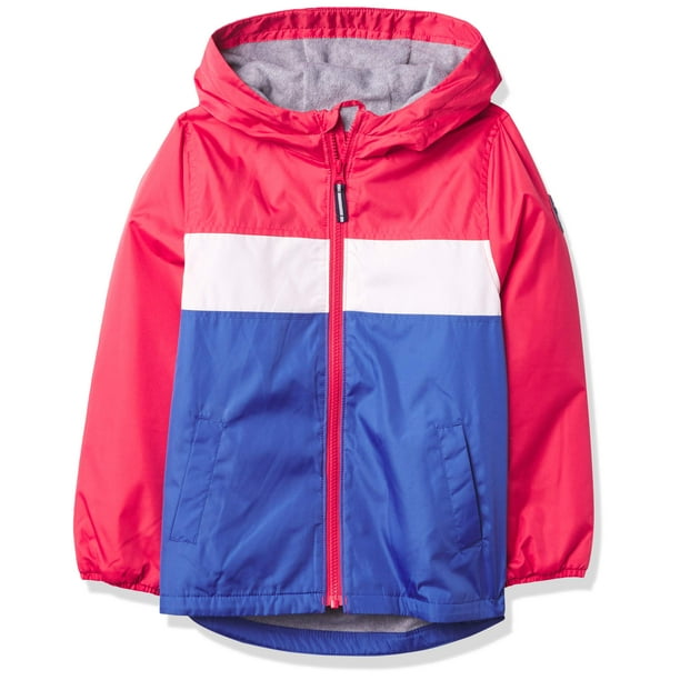 Blue red and white windbreaker best sale