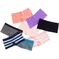 thumbnail image 3 of Alyce Ives Intimates Seamless Girls Panties, Solids & Stripes, L, 10 Pack, 3 of 6
