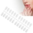 thumbnail image 4 of 240 puntas de gel para uñas, plegables, de doble cara, color blanco, 4 of 9