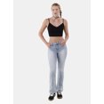 thumbnail image 2 of No Boundaries Mid Rise Flare Jeans, 32” Inseam, Women’s, 2 of 6