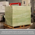 thumbnail image 4 of PSBM Cast Hand Stretch Wrap 18" x 1500' 4 Rolls 80 Gauge Plastic Green Tinted Self Adhesive Shrink Film for Packing, 4 of 10
