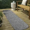 thumbnail image 4 of JONATHAN Y SHAPES 2 x 8 Runner Rug, Miles Minimalist Radius Corner - Gray, SHP100C-28, 4 of 7