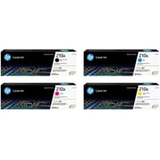 HP 210A Toner Cartridge 4-Pack (Black, Cyan, Magenta, Yellow) W2100AQ1 Color LaserJet Pro 4201 & MFP 4301 Series Printers Combo Pack (Sold without manufacturer warranty)