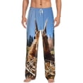 thumbnail image 2 of Picia Close-Up Curious Squirrel Mens Soft Woven Cotton Elastic Waistband Sleep Pajama Pant Lounge Sleep Pant With Pockets And Drawstring-X-Large, 2 of 9