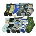 thumbnail image 2 of Maria Rosa Kid's Novelty Crew Socks (12-Pairs), 2 of 3