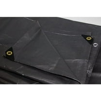 Harpster Tarps 14' x 20' Heavy Duty Silver 6 oz. Poly Tarp 12 Mil