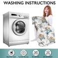 thumbnail image 6 of White Highland Cow Blue Truck Pattern Wearable Oversized Blanket,Wearable Blanket Hoodie for Adults,Cozy Hooded Blankets with Super Pockets,Super Warm Fuzzy Pullover for Women & Men, 6 of 6