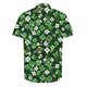 thumbnail image 4 of Camuflaje de los Hombres Impresa Camisa de Solapa, Moda de Manga Corta con Tejido Elástico para la Playa Casual Y el Uso de la Fiesta, Blusa Elástica Suave, 4 of 9