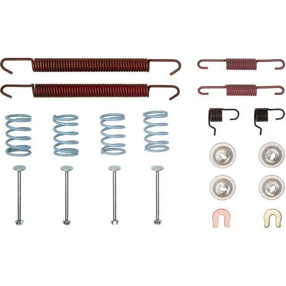 Rear Drum Brake Hardware Kit - Compatible with 2001 - 2006 Nissan Sentra 1.8L 4-Cylinder 2002 2003 2004 2005