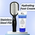 thumbnail image 6 of Cracked Heel Repair Kit: Moisturizing Socks, Foot Cream & Foot File, Cracked Heel Treatment, Heel Socks, Silicone Toeless Socks, Spa Gel Socks for Dry Cracked Feet Women, Pedicure Socks, 6 of 7