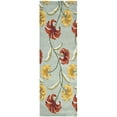 thumbnail image 4 of SAFAVIEH Soho Noah Floral Wool Area Rug, Blue/Multi, 2' x 3', 4 of 8