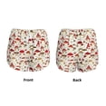 thumbnail image 5 of Lsque Cartoon Mushrooms Printed Women's Running Shorts with Liner Pockets,Elastic Quick Dry Workout Athletic Gym Yoga Shorts,Womens High Waist Shorts-Large, 5 of 9